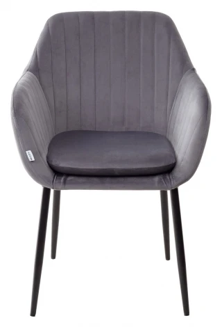 Стул ALABAMA BLUVEL-14 GREY, велюр