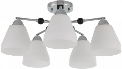 Потолочная люстра на штанге Arte Milano Napoli 325119/5 CR+BK (220V)