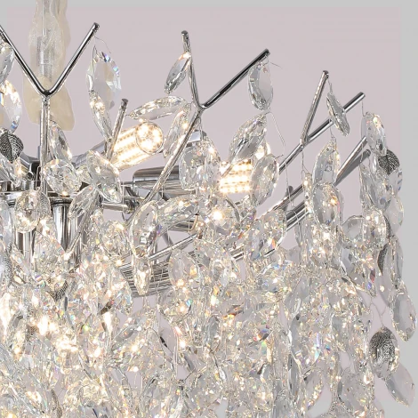 Подвесная люстра хрустальная ILLUMICO IL5160-600PZF-25 CH ELITE