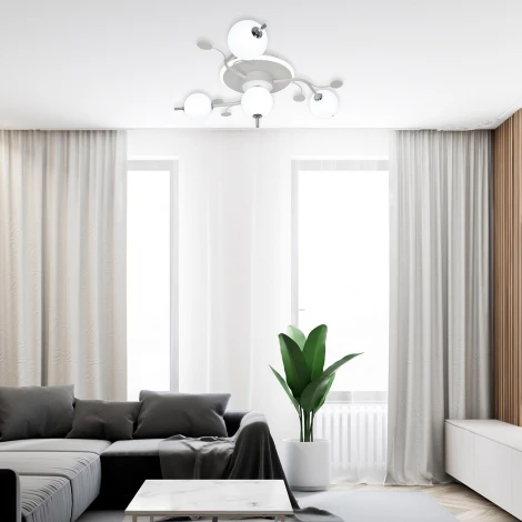 Потолочная люстра светодиодная Escada Melia 10299/3LED BL 60W White