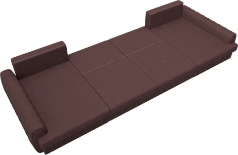 Диван П-образный Лига-057 НПБ Лонг Лига Диванов (Замша) арт.129341