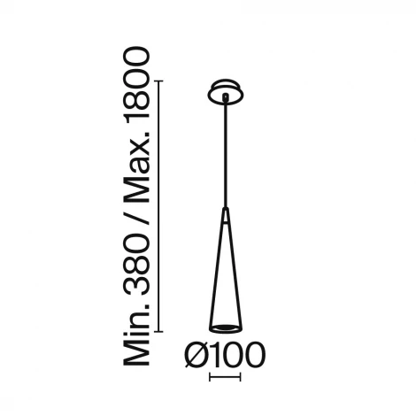 Подвесной светильник Nevill GU10 1x40Вт Maytoni Technical P318-PL-01-W (220V, на проводе)