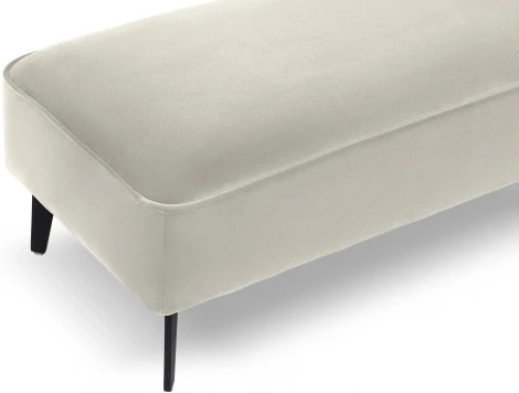 Банкетка Amsterdam ОГОГО (арт.787122), (Ткань,Велюр/Белый)