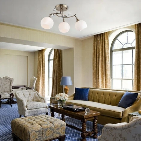 Потолочная люстра Eurosvet 9604 9604/3 античная бронза