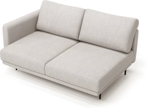 Завершение Ricadi левое 1400 ОГОГО (арт.729930), (Рогожка,Ткань/Бежевый)