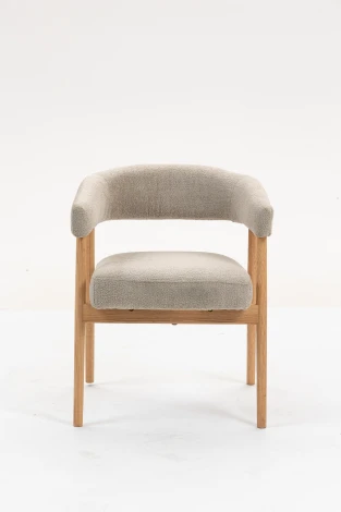 Стул обеденный Zubo с деревянными ножками бежевый Stool Group арт.УТ000041730