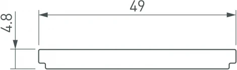 Экран FANTOM-W49-2000 OPAL (Arlight, Пластик) 047246