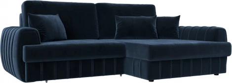 Диван угловой Лига-057 НПБ угол правый Лига Диванов (Велюр) арт.129276