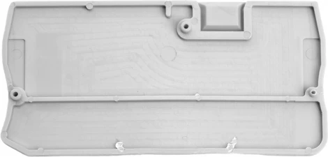 Торцевая заглушка для ЗНИ (серый) Stekker 49268