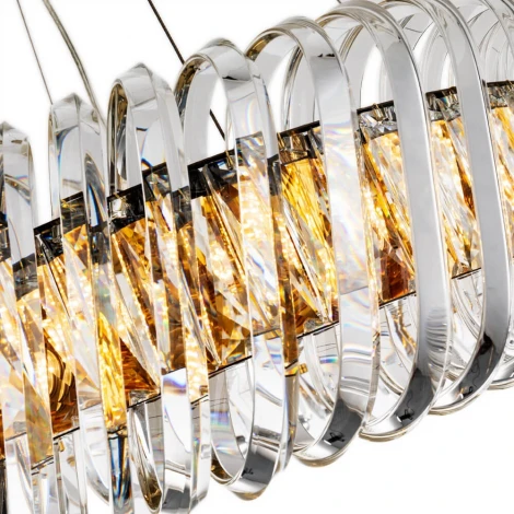 Подвесная люстра Divinare Megan 7568/18 LM-12 (220V, на тросе, круглые, кольцо)