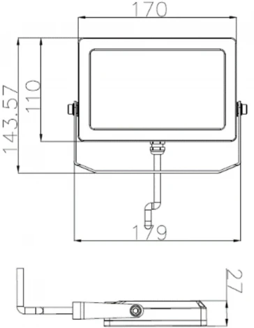Прожектор уличный Deko-Light Flood 732148 (LED, 220V, IP65)