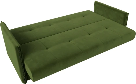 Диван-книжка Лига-018 (Зеленый/Микровельвет) Лига Диванов арт.117858