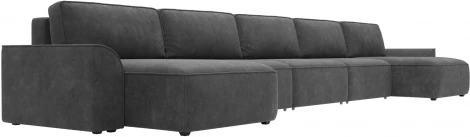 Диван п-образный Лига-048 НПБ МегаЛонг Лига Диванов (Велюр) арт.128320