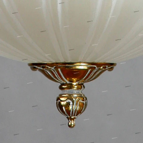 Люстра потолочная Ambiente by Brizzi Navarra, 5 ламп, золото с белым