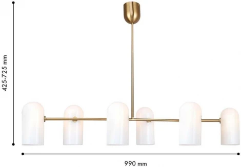 Потолочная люстра на штанге F-Promo Barfila 4619-6P (220V)