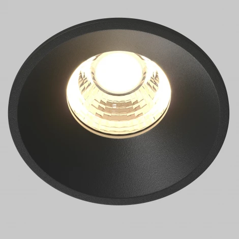 Встраиваемый светильник Maytoni Round DL058-7W3K-B (LED, 220V, круглые)
