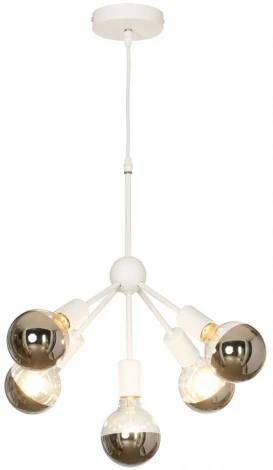 Подвесная люстра Lussole Elmira LSP-8268-S Kenner (220V, на проводе, шарики, молекулы, IP21)
