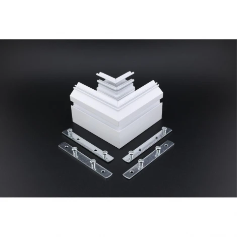 Соединитель угловой плоский для натяжного потолка Aployt Magnetic track 220 APL.0286.10.02