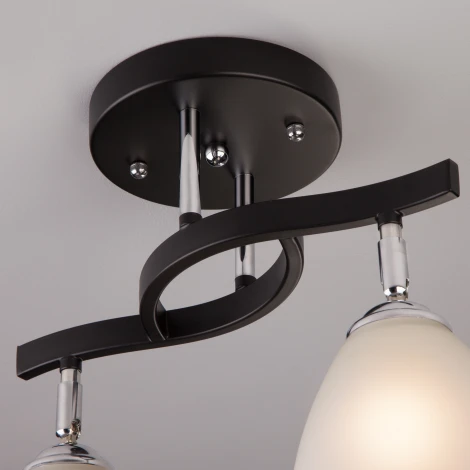 Потолочная люстра Eurosvet 9612 9612/2 хром/венге