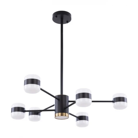 Потолочная люстра на штанге светодиодные APL LED Ferrara 3307.6296-6 Black