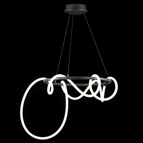 Подвесной светильник с гибким неоном и пультом Citilux Python CL220261 (регулировка яркости, LED, на тросе)