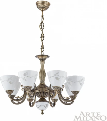 Подвесная люстра Arte Milano AM343659 343659/8 AB (220V, на цепи)