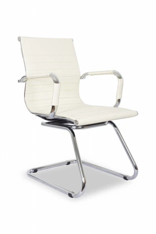 Кресло посетителя бизнес-класса CLG-620 LXH-C Beige