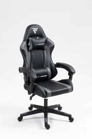 Кресло спортивное TopChairs Commander черно-серый арт.УТ000039476