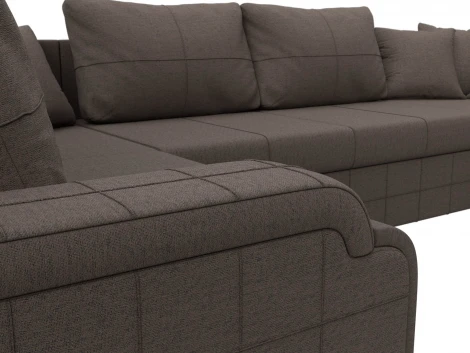 Диван П-образный Николь Лига Диванов (Рогожка) арт.125911