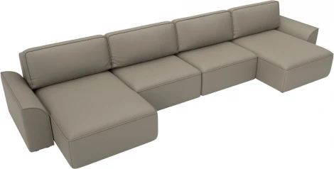 Диван п-образный Лига-048 НПБ лонг Лига Диванов (Экокожа) арт.128349