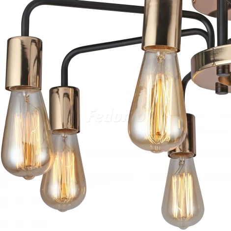 Потолочная люстра Arte Lamp Gelo A6001PL-9BK