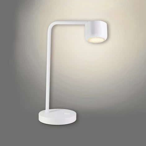 Настольная лампа Feron DE365 48405 ECHO 12W, GX53, белый, с антибликовой сеточкой (220V, выключатель)