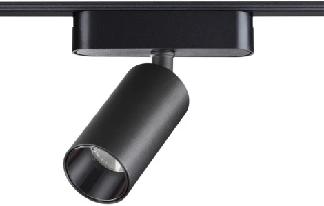 Трековый светильник Novotech Smal 359254 SHINO черный для низковольтного шинопровода IP20 LED 12W 48V 1080Лм 3000К (круглые)