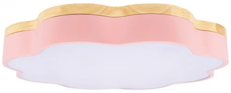 Потолочный светильник светодиодный для детской Loft It Axel 10225/36 Pink (220V, тучи)