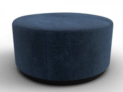 Пуф 005 (ДСП/Пластик/Велюр/Синий) Лига Диванов 132369
