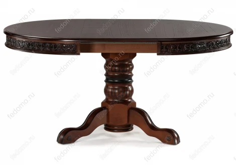 Деревянный стол Woodville Коул орех / коричневая патина 450822
