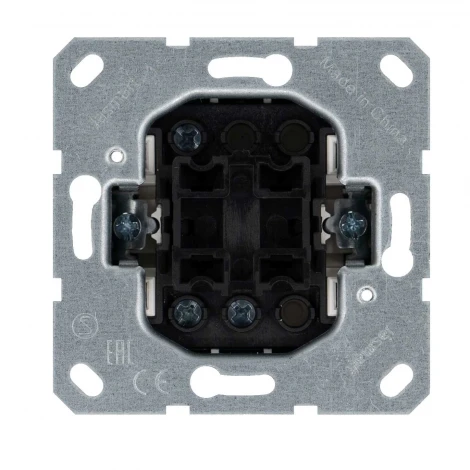 Выключатель одноклавишный проходной (мокко) Jasmart G-Classic G3012Z