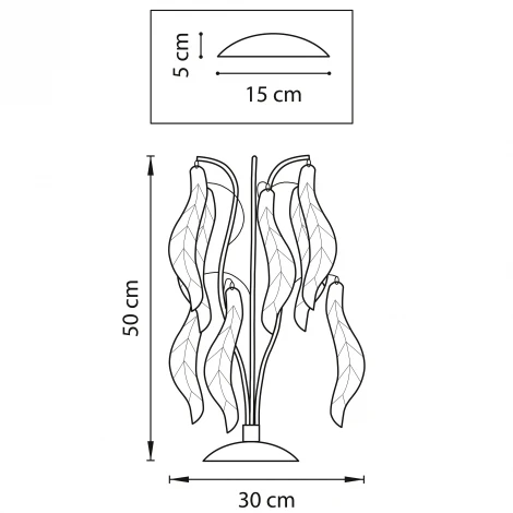 Интерьерная настольная лампа Lightstar Vetro Colore 793935