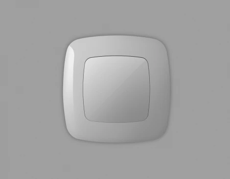 Лицевая панель Ambrella Volt OMEGA (Серебро глянец) заглушка для суппорта QUANT OP4160