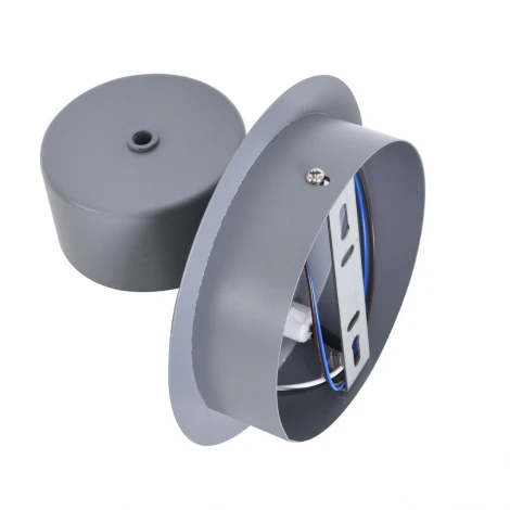 Настенный светильник с выключателем Lumion Torina 8345/1W серый, металл GX53 LED 1*7W 220V