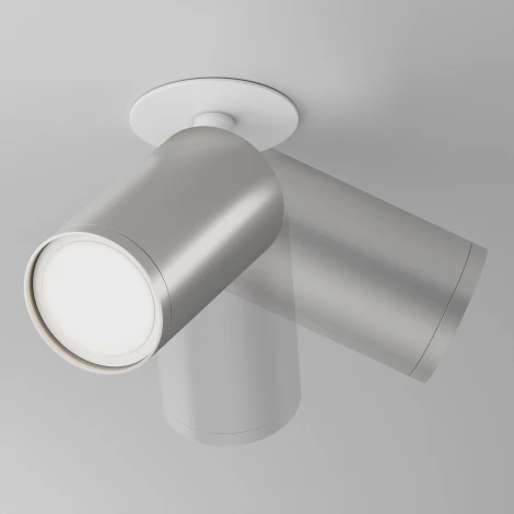 Встраиваемый светильник FOCUS S GU10 1x10Вт Maytoni Technical C048CL-U-1WMG (220V, круглые)