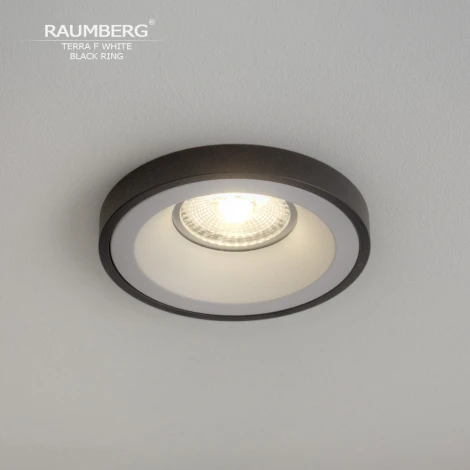 Встраиваемый светильник Raumberg Terra F TerraFWh\Bk White\Black