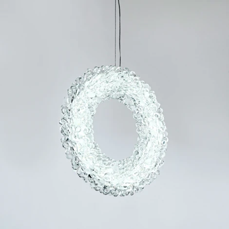 Подвесной светильник светодиодный хрустальный с регулировкой цветовой температуры и яркости Modelux MODESTYLE MS.5005.300 CR