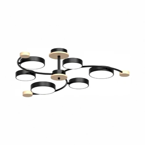 Потолочная люстра светодиодная на штанге LED4U LED4U L3207-840 BK