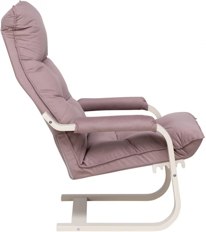 Кресло-трансформер Leset Оливер (Фанера,Березовый шпон,Металл,Велюр/Сиреневый) арт.4687204063695