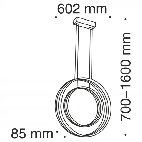 Подвесной светильник Maytoni Ravello MOD808-PL-02-115-W