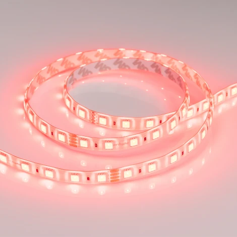 Светодиодная лента герметичная RTW-SE-B60-10mm 24V RGB (14.4 W/m, IP65, 5060, 5m) (Arlight) 014794(2)