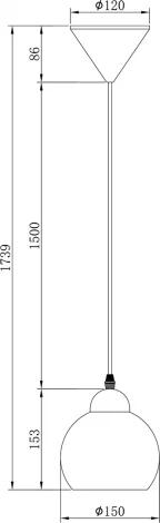 Подвесной светильник Escada Solo 10178/1S White 1х40Вт Е27, металл/дерево/пластик, белый/дерево