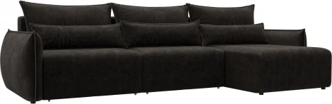 Диван угловой Лига-051 НПБ Лонг угол универсальный Лига Диванов (Велюр) арт.128729