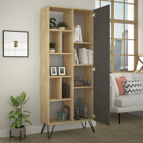 Стеллаж прямой LEVE JEDDA BOOKCASE
